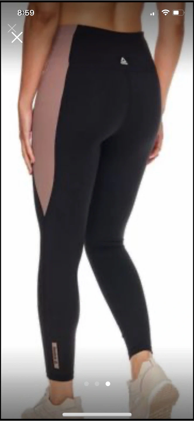 Reebok Black & Taupe Leggings - photo 3