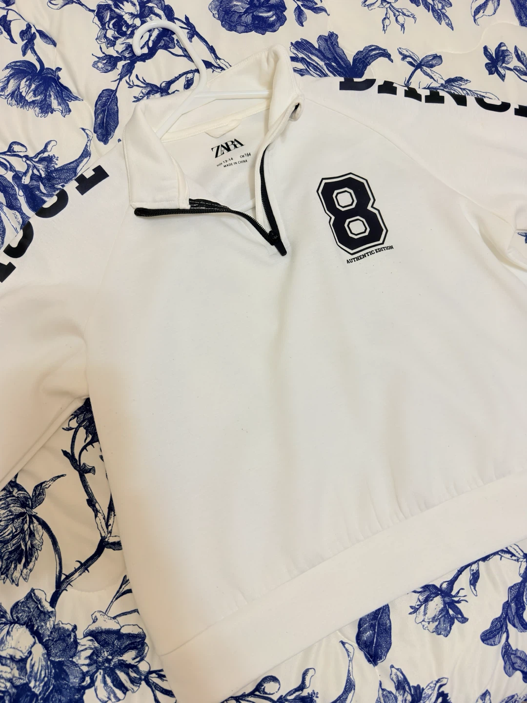 ZARA White "Authentic Edition" Sweater