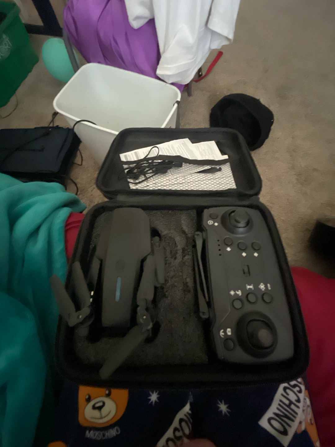 Drone with Controller and Case