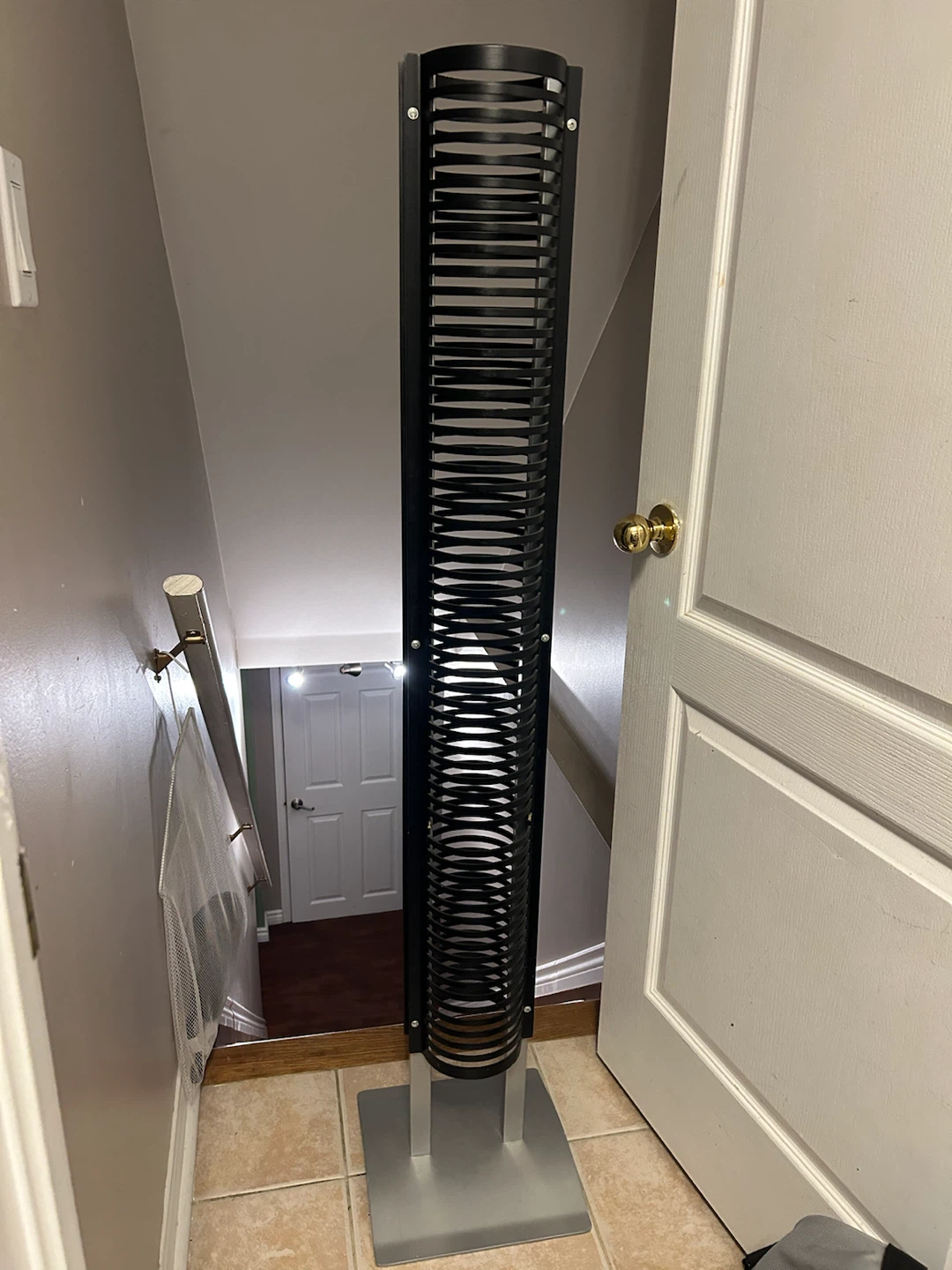 Tall Black CD/DVD Storage Tower