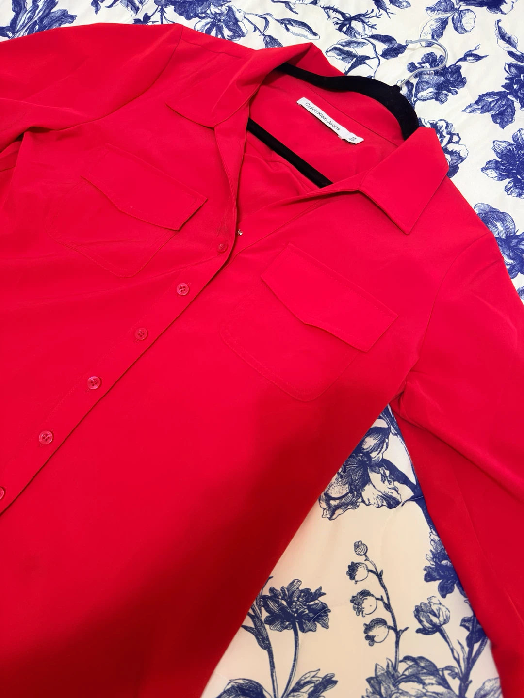 Calvin Klein Jeans Red Button-Up Shirt - photo 2