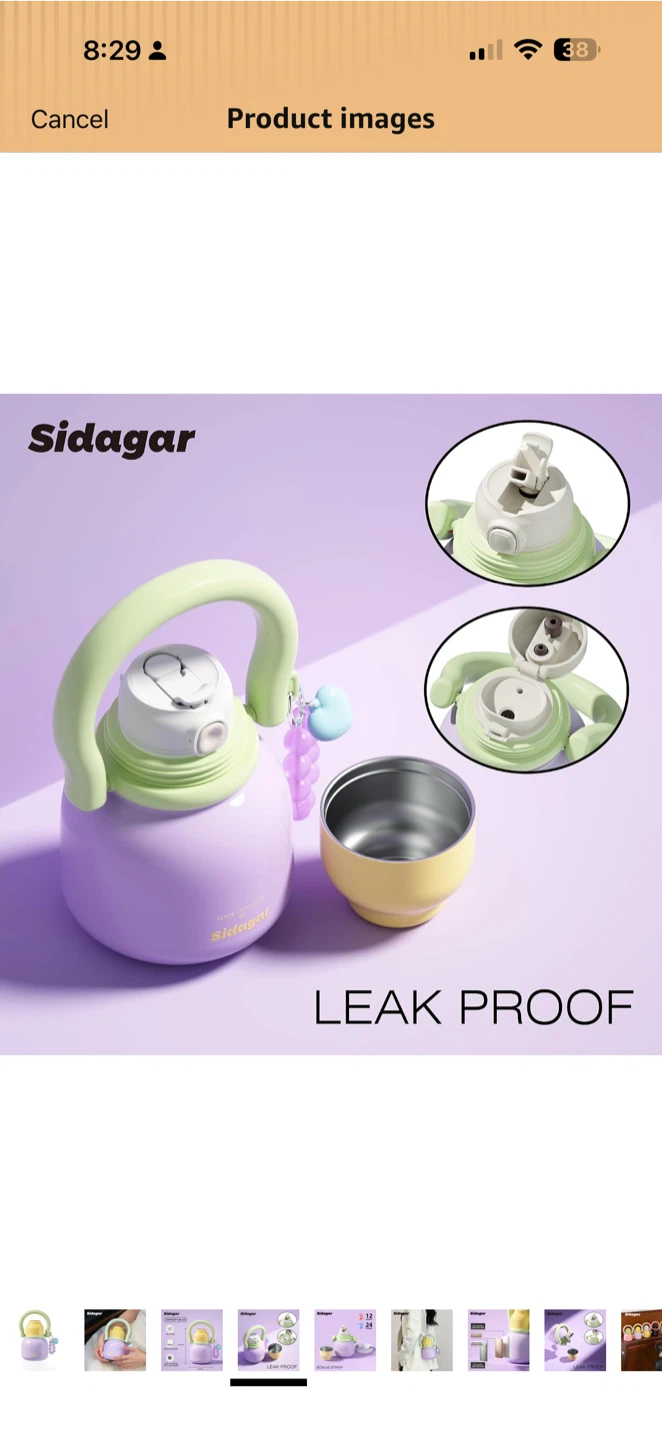 Sidagar 22 oz Insulated Water Bottle - photo 4