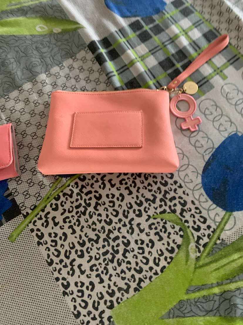 Pink Travel Jewellery Organizer Pouch Bag - photo 2