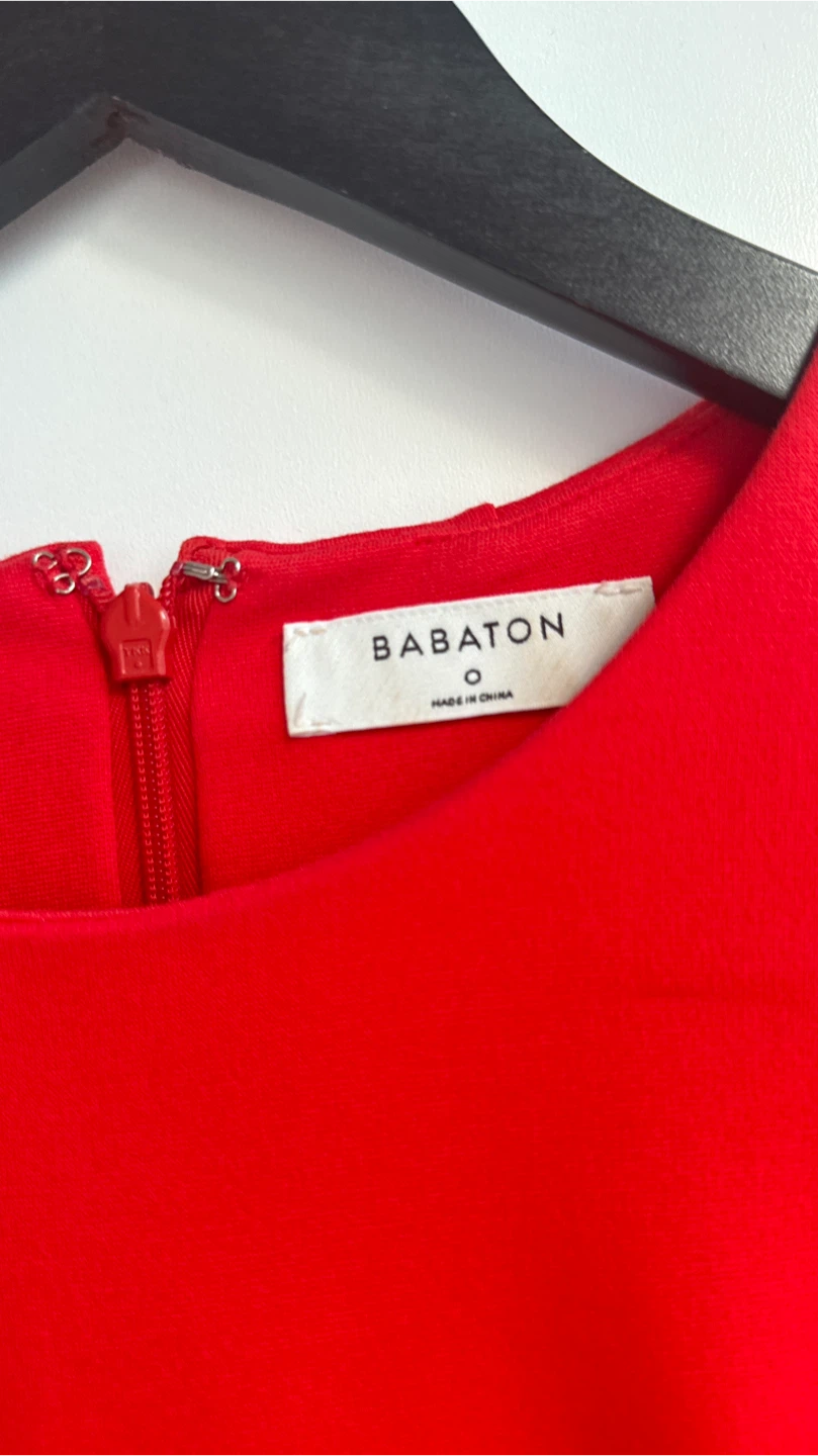 Babaton Red Sleeveless Sheath Dress - photo 2