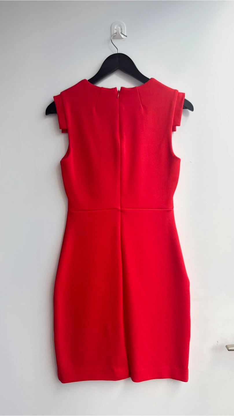 Babaton Red Sleeveless Sheath Dress - photo 4