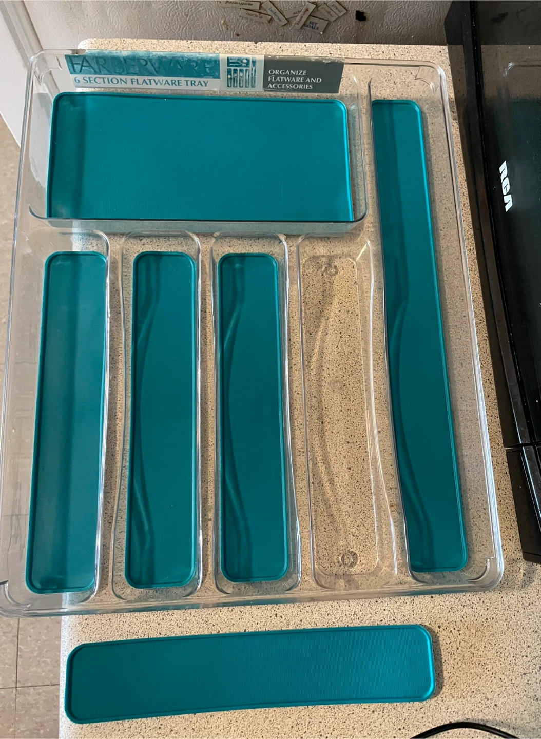 Farberware 6 Section Flatware Tray