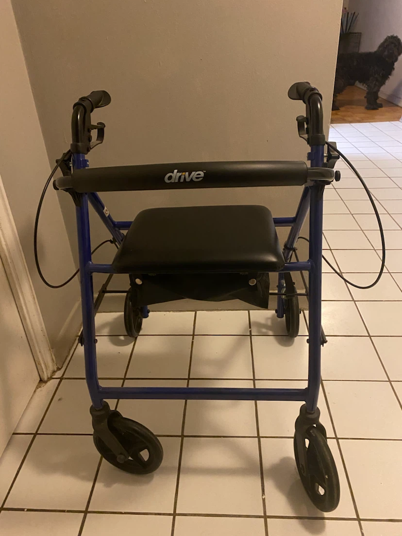 Drive Medical Blue Walker