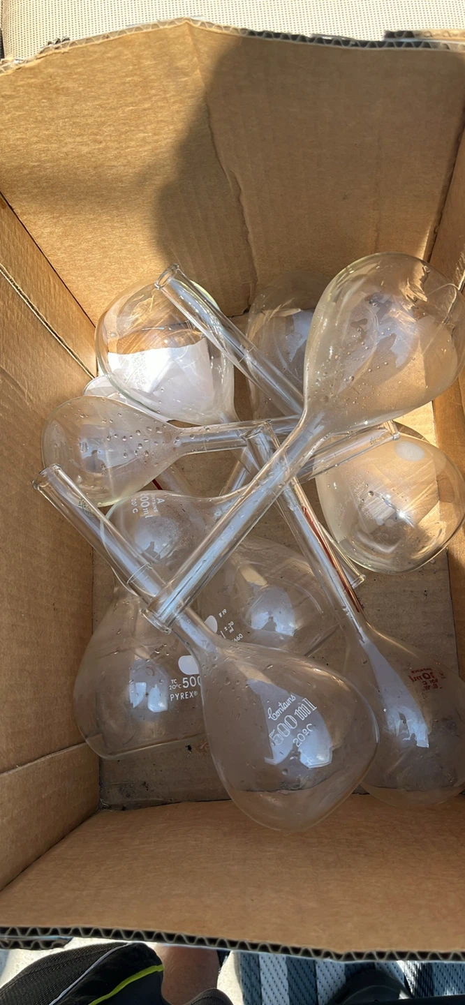 Vintage Pyrex Glass Flasks - photo 4
