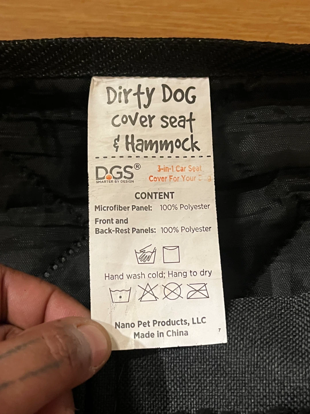 Dirty Dog 3-in-1 Car Seat Cover & Hammock - photo 5
