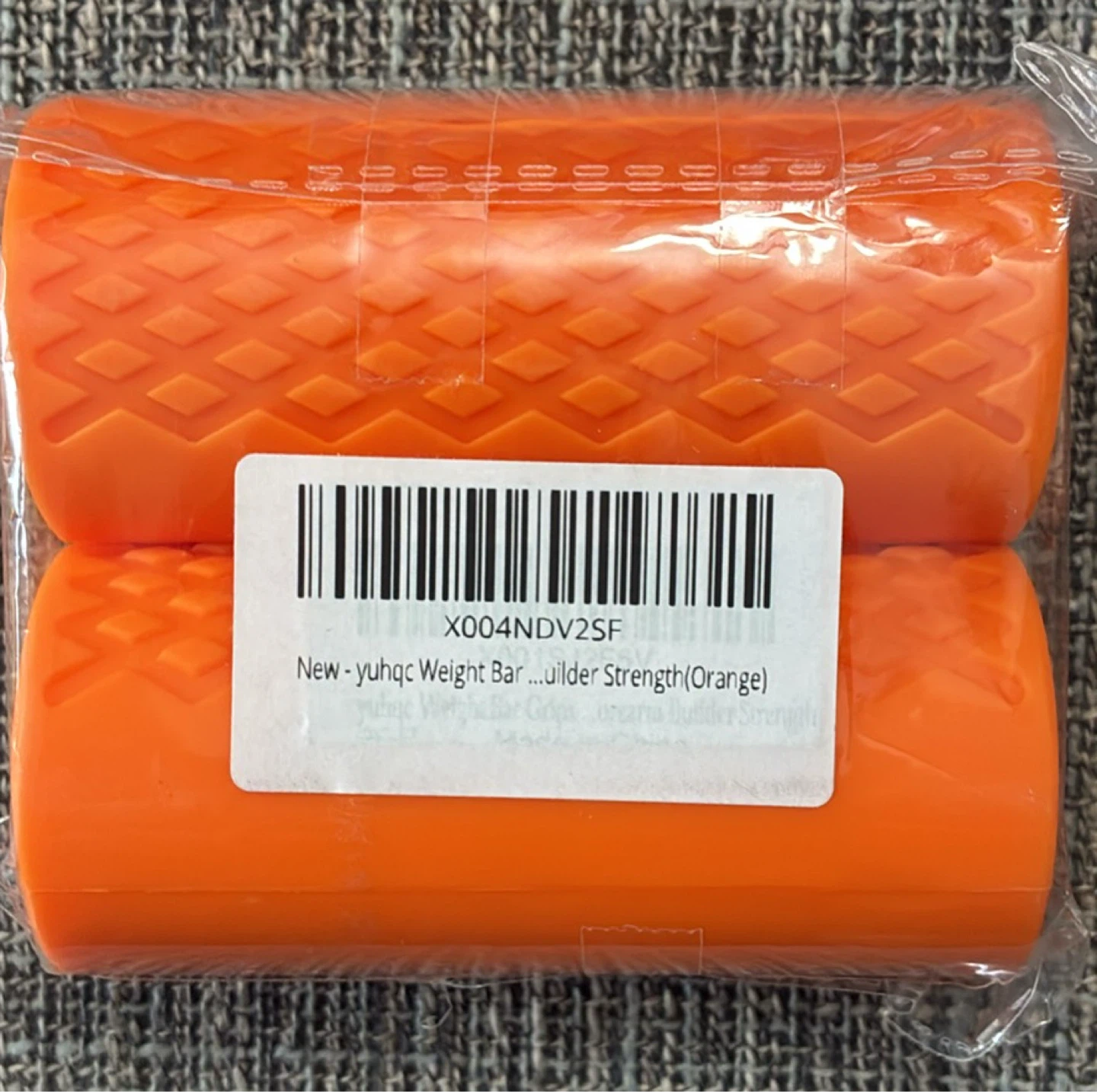 New Weight Bar Grips - Orange