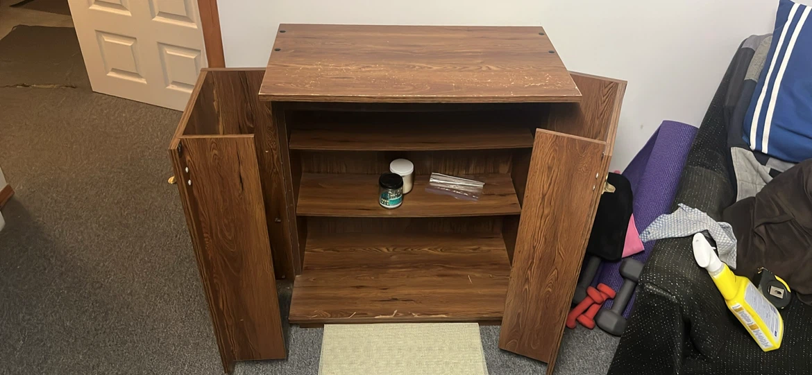 Wooden storage cabinet - photo 4