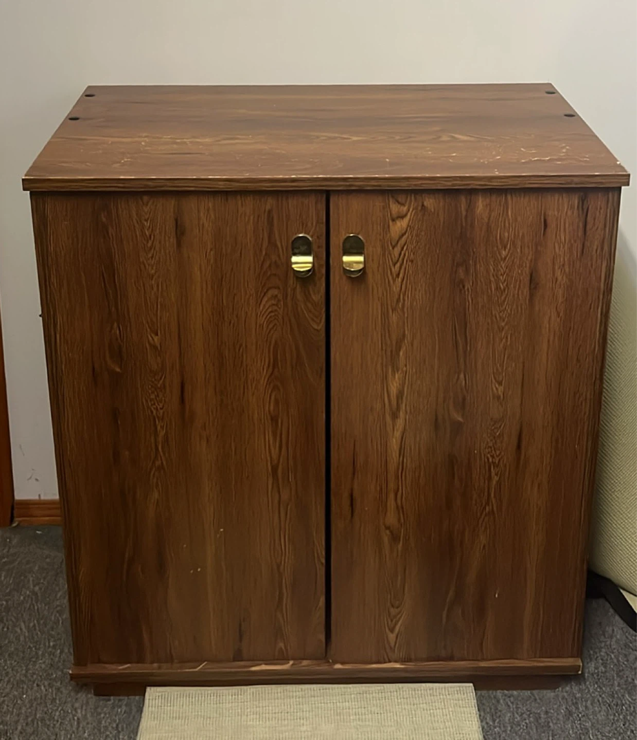 Wooden storage cabinet