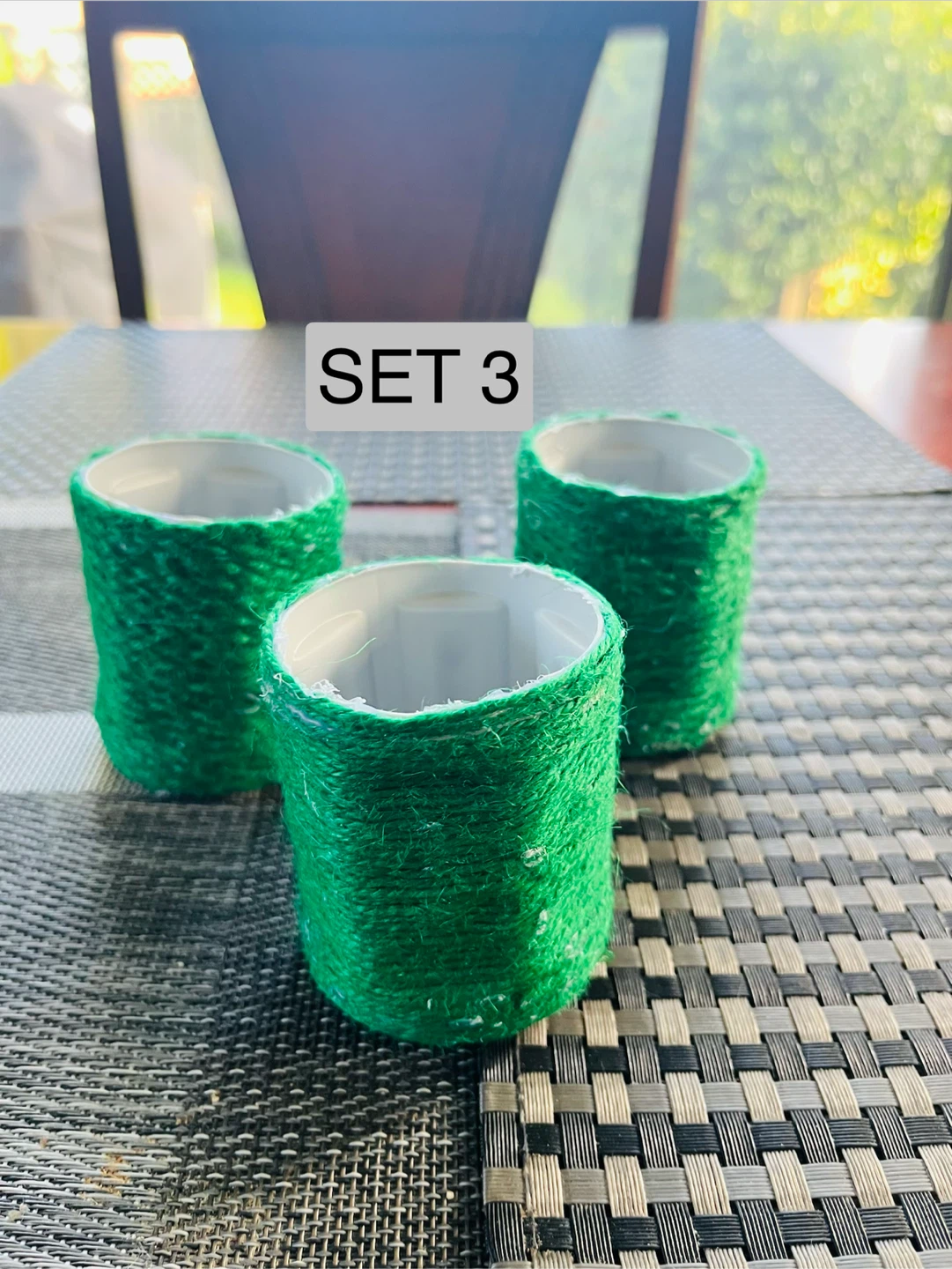 NEW handcrafted flower plant container / pot decor - photo 5
