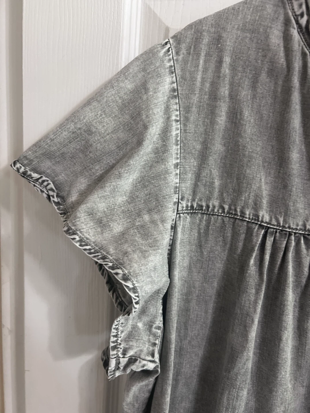 Jane + Delancy Grey Washed Dress - Size 2X - photo 2