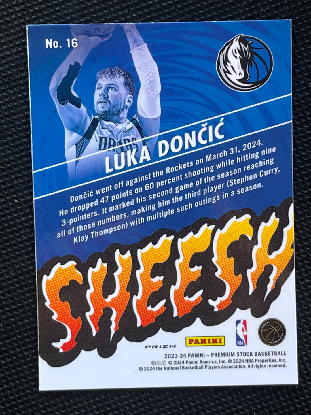 2023-24 Panini NBA Hoops Luka Doncic Sheesh! Silver - photo 2
