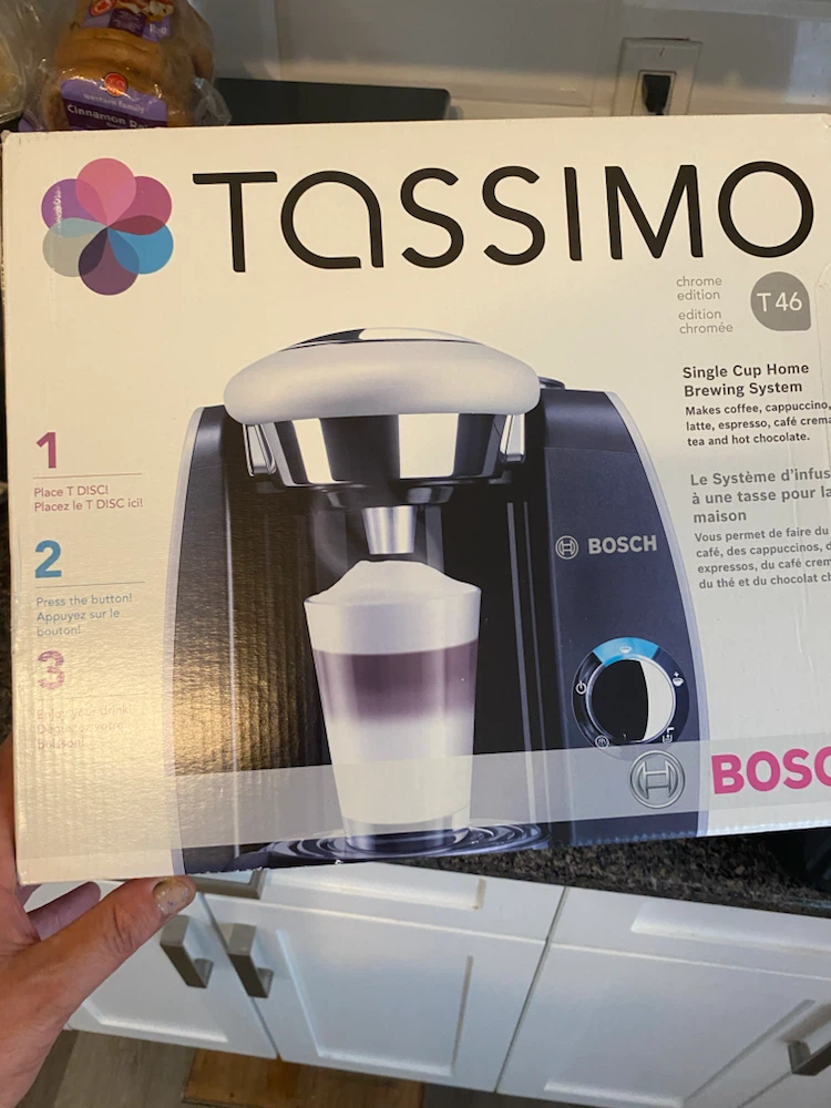 New Condition Bosch Tassimo T46 Bosch Chrome Edition - photo 3