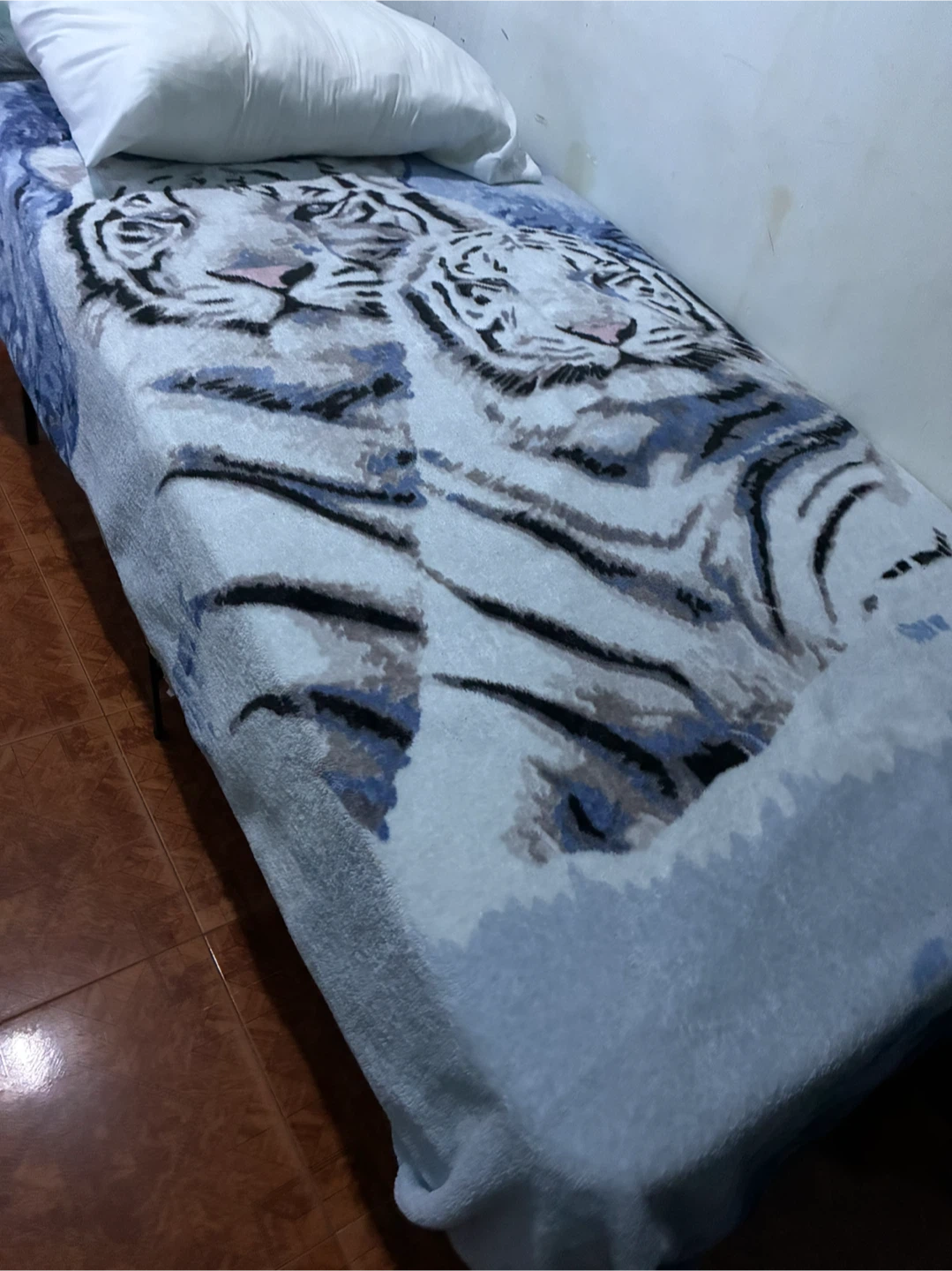 Brand new twin bed with metal frame