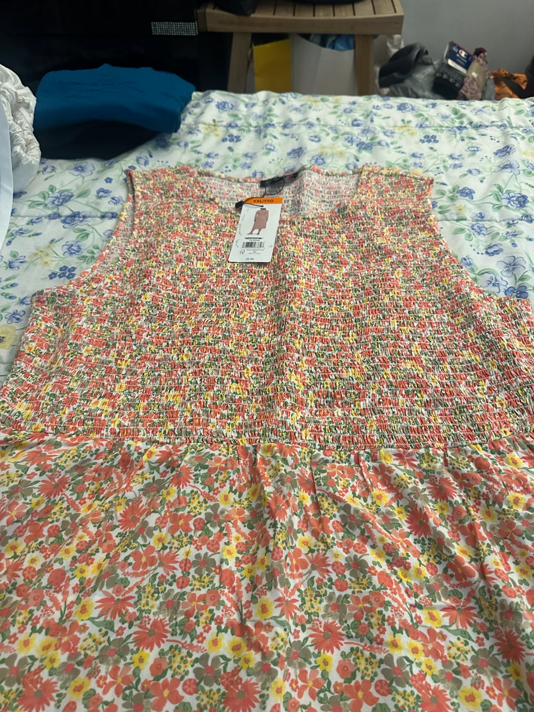 BN Nautica Jeans Floral Smocked Dress XXL - photo 3