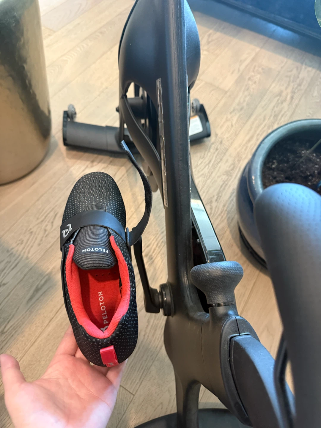 Peloton Bike+ mat + shoes + weights - photo 4