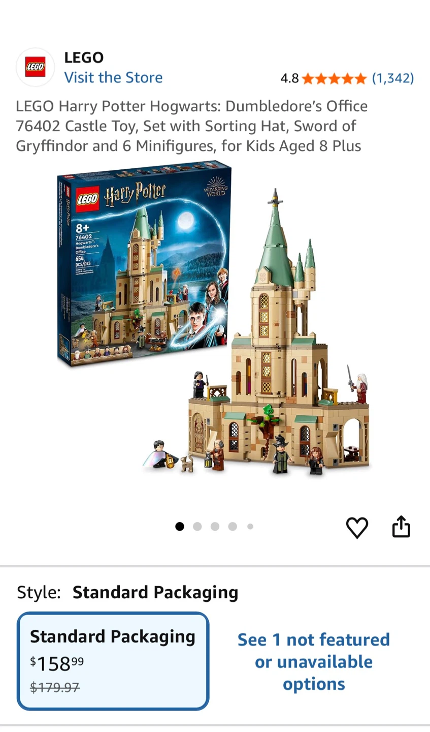 LEGO Harry Potter Hogwarts: Dumbledore's Office Set 76402 - photo 4