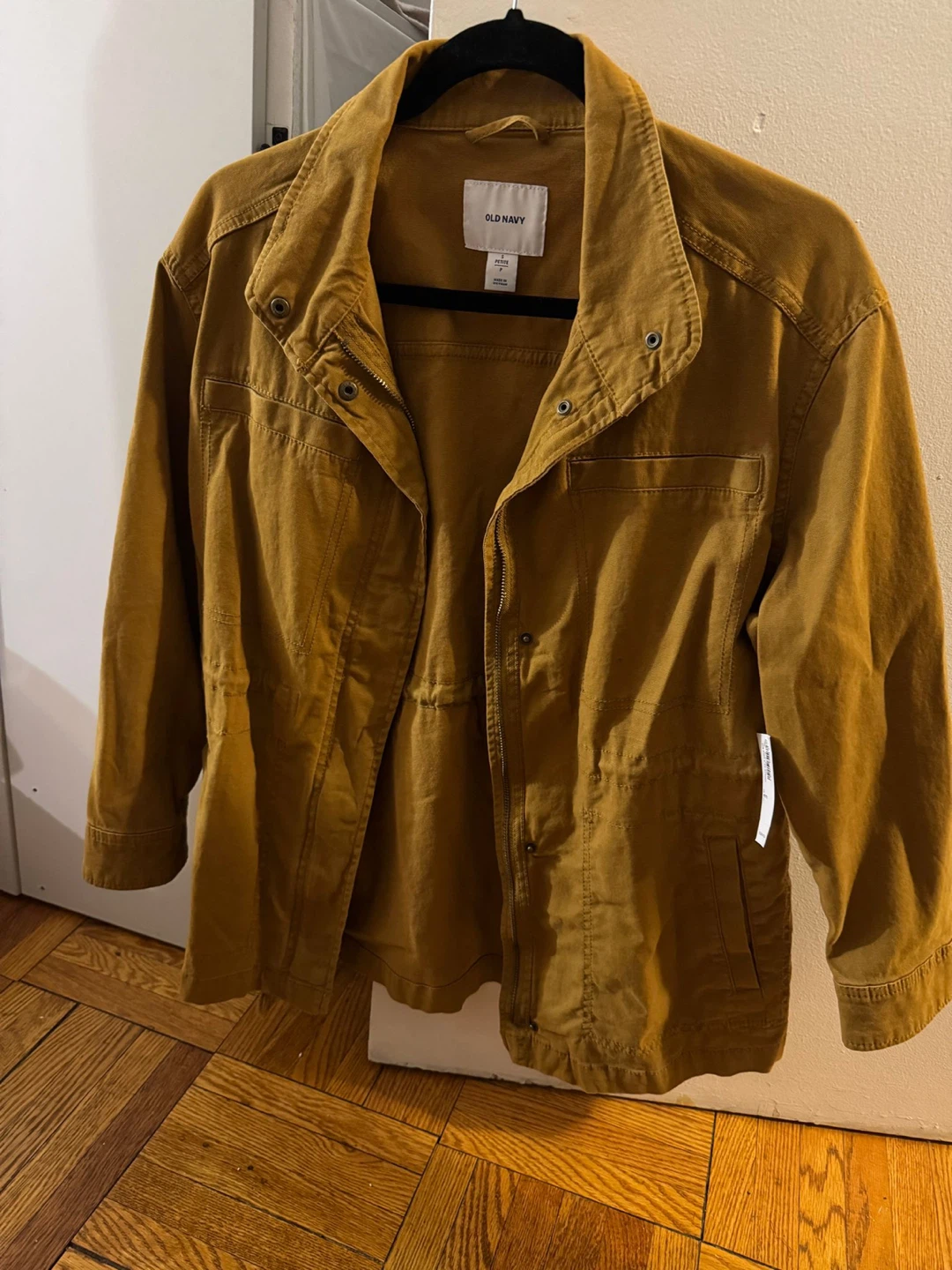 Old Navy Mustard Utility Jacket Petite Small - photo 2