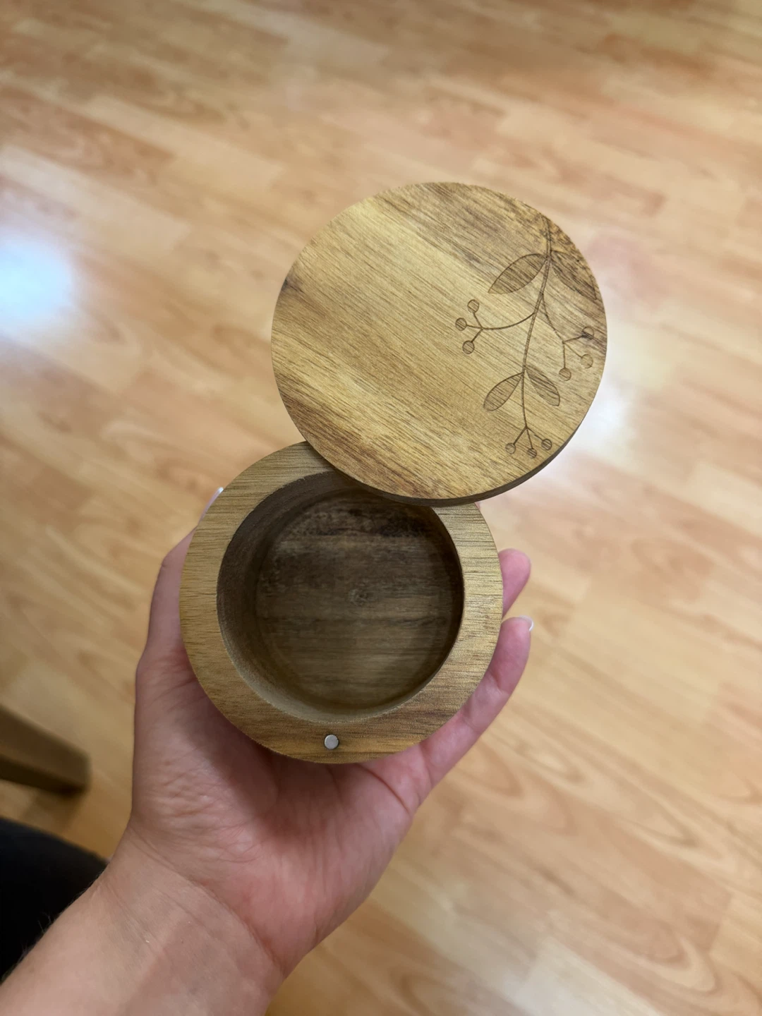Wooden Box with Lid