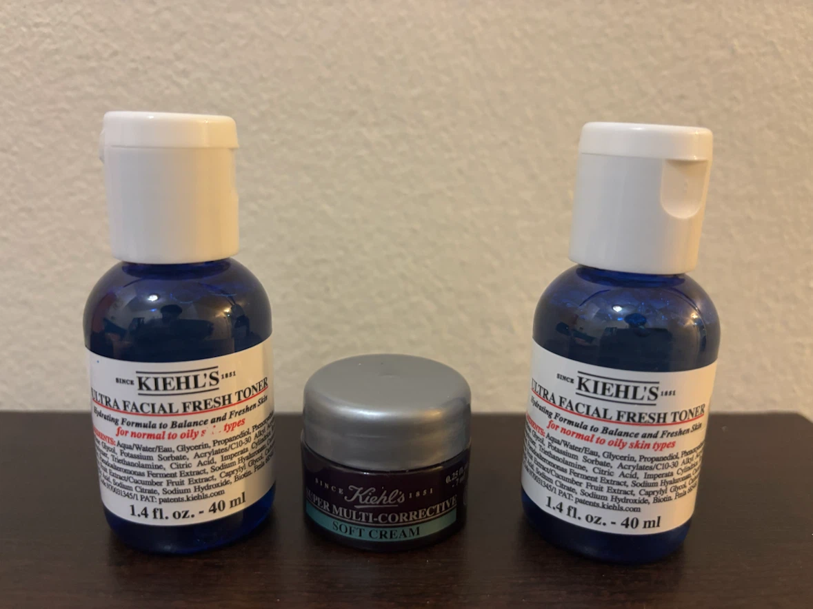 NEW-Kiehl's Ultra Facial Toner & Soft Cream Set