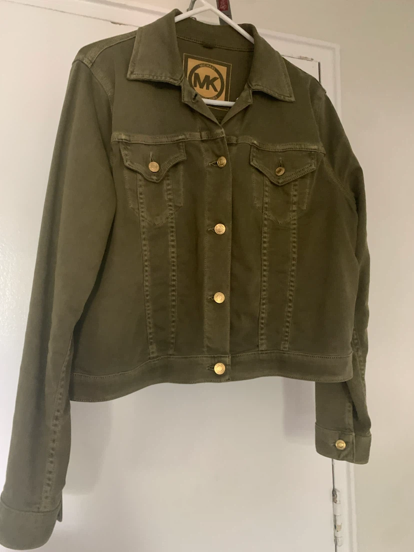 Michael Kors Green Denim Jacket