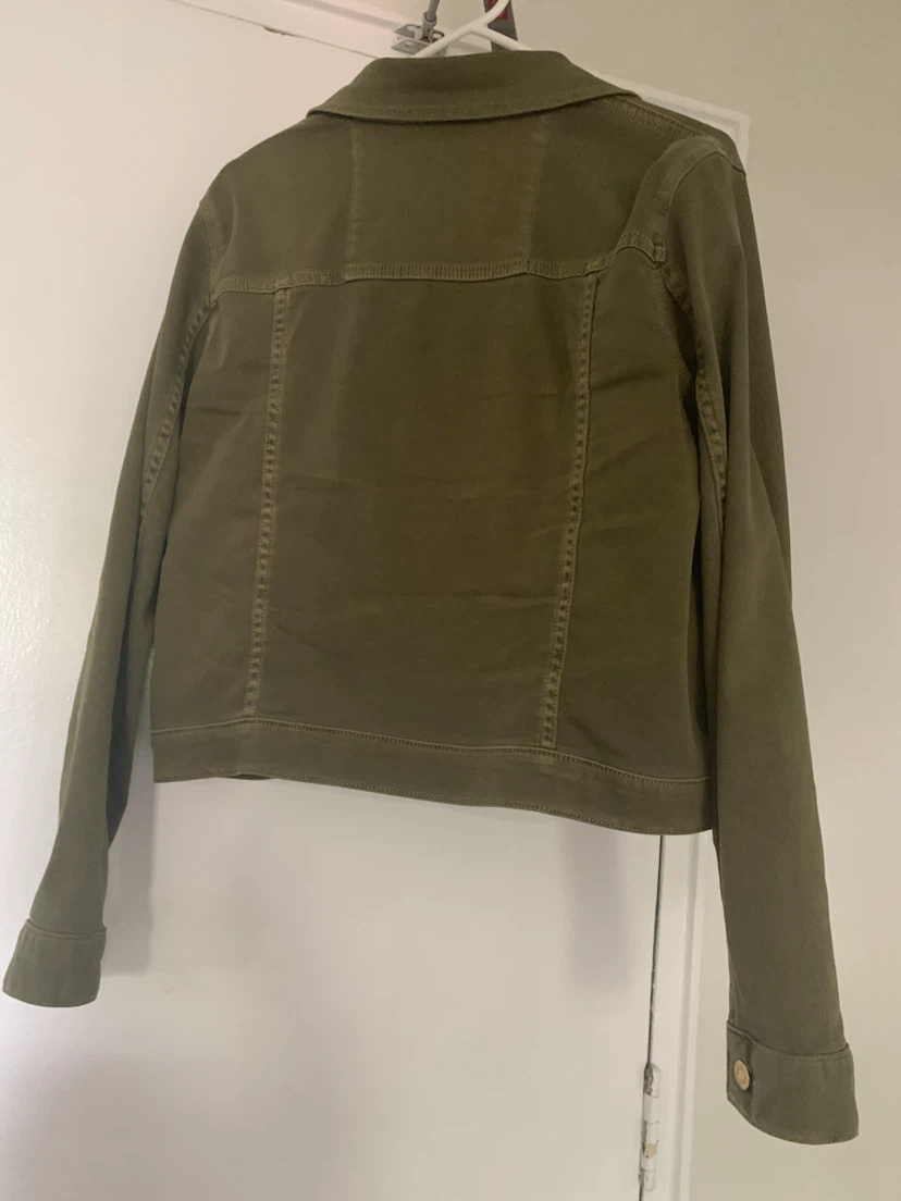 Michael Kors Green Denim Jacket - photo 3
