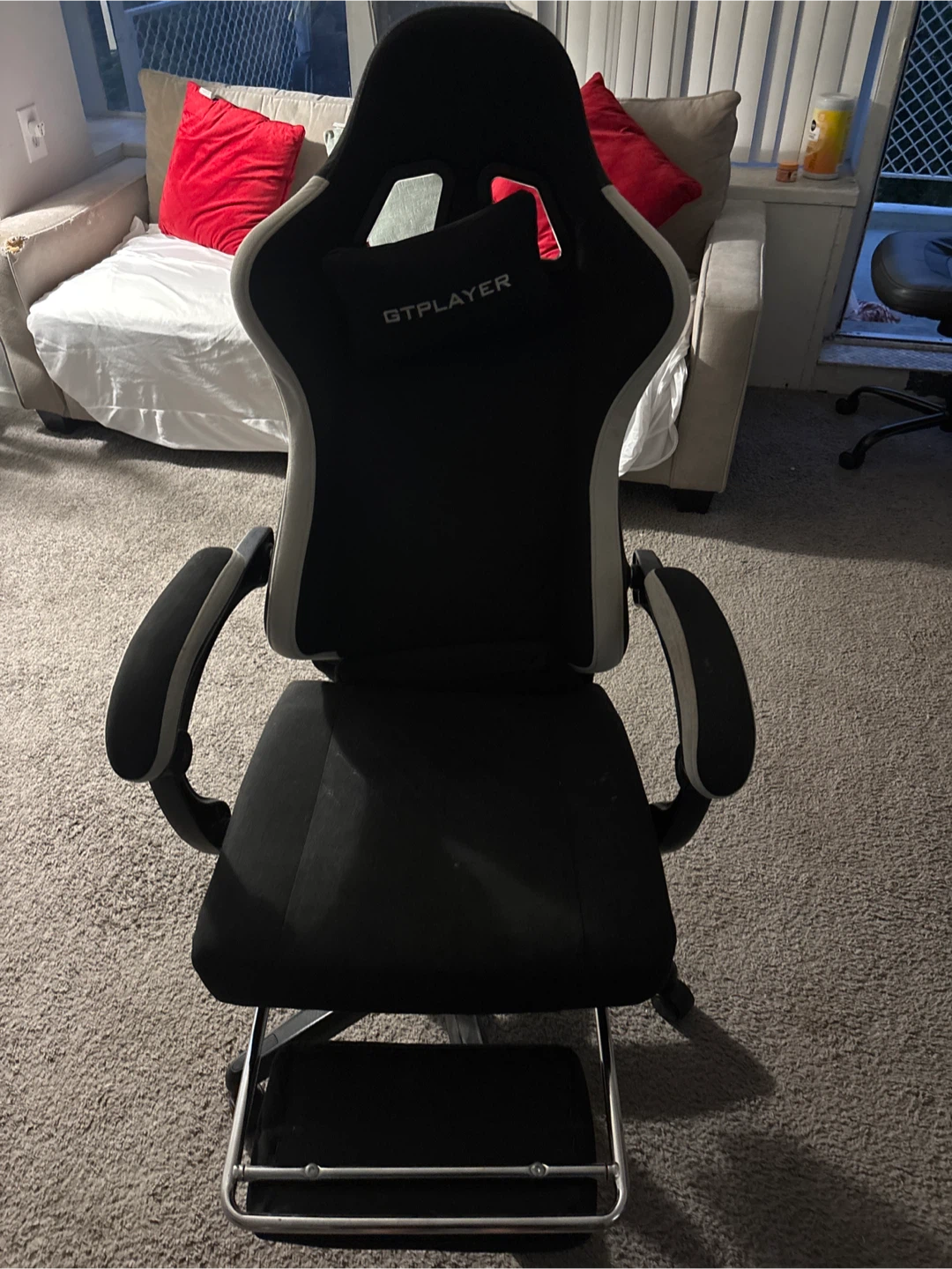 GTPLAYER Gaming Chair with Footrest