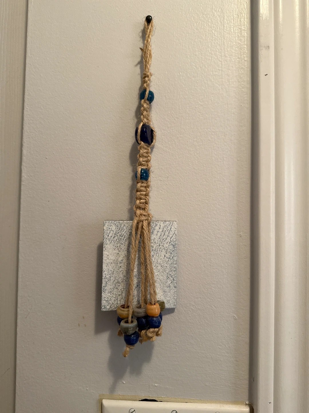 Hanging Macrame Evil Eye Charm - photo 2