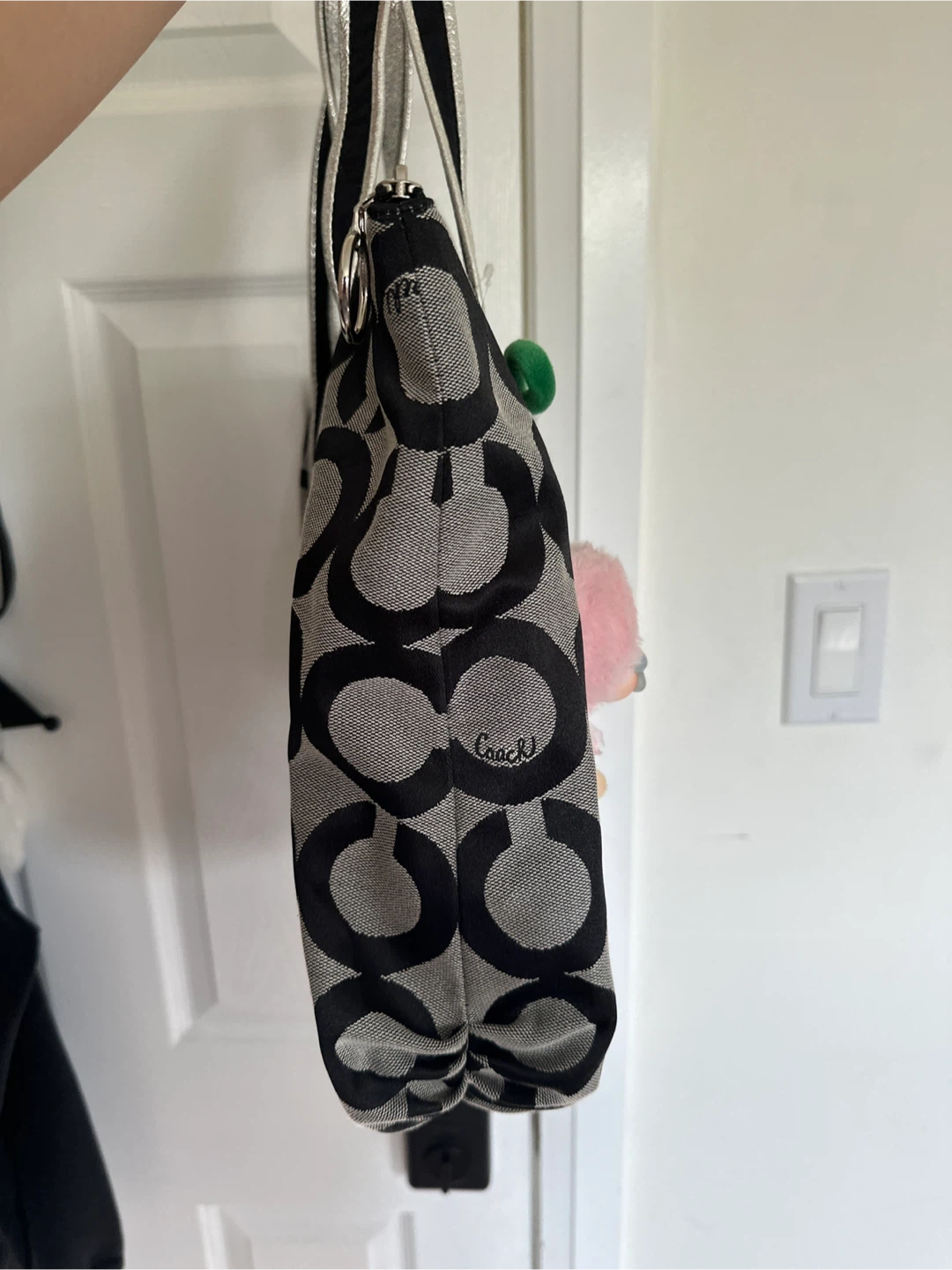 Coach Vintage Tote Bag in Black Gray 13826 - photo 3