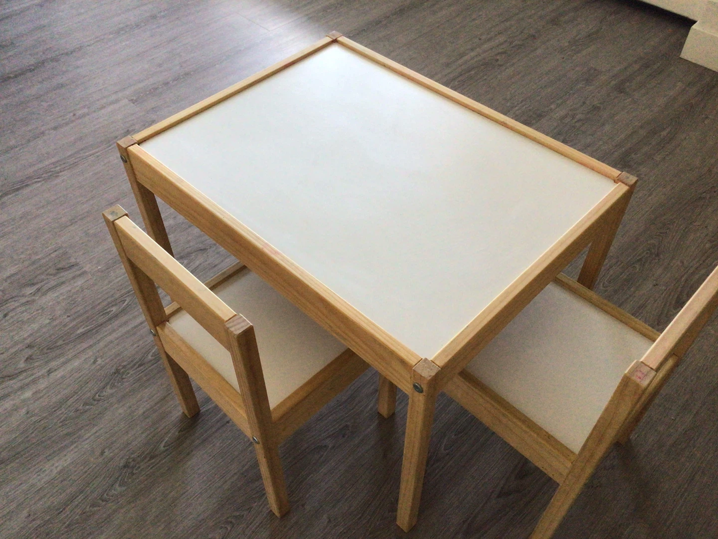 IKEA LATT Children's Table and Two Chairs