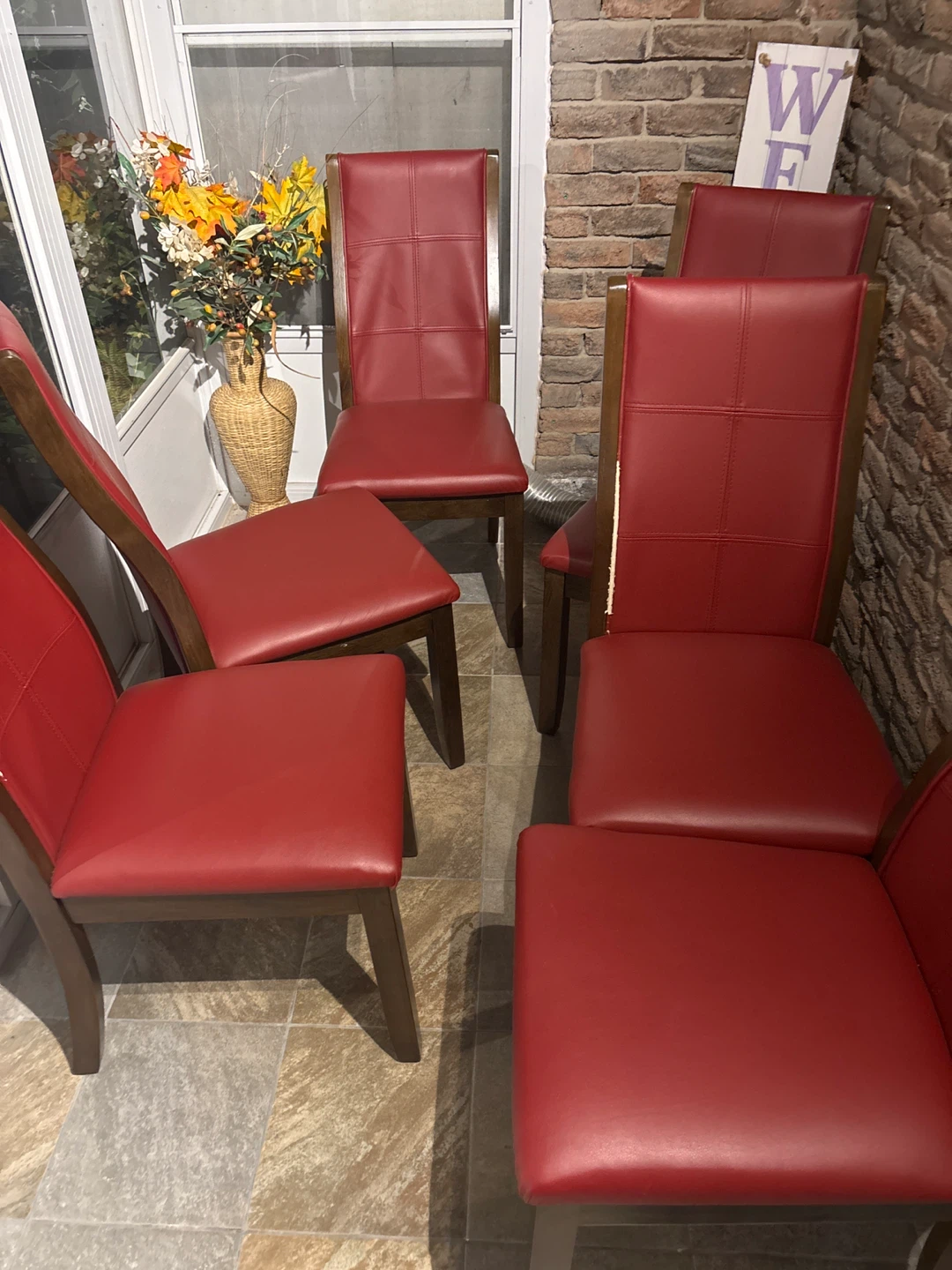 6 chairs