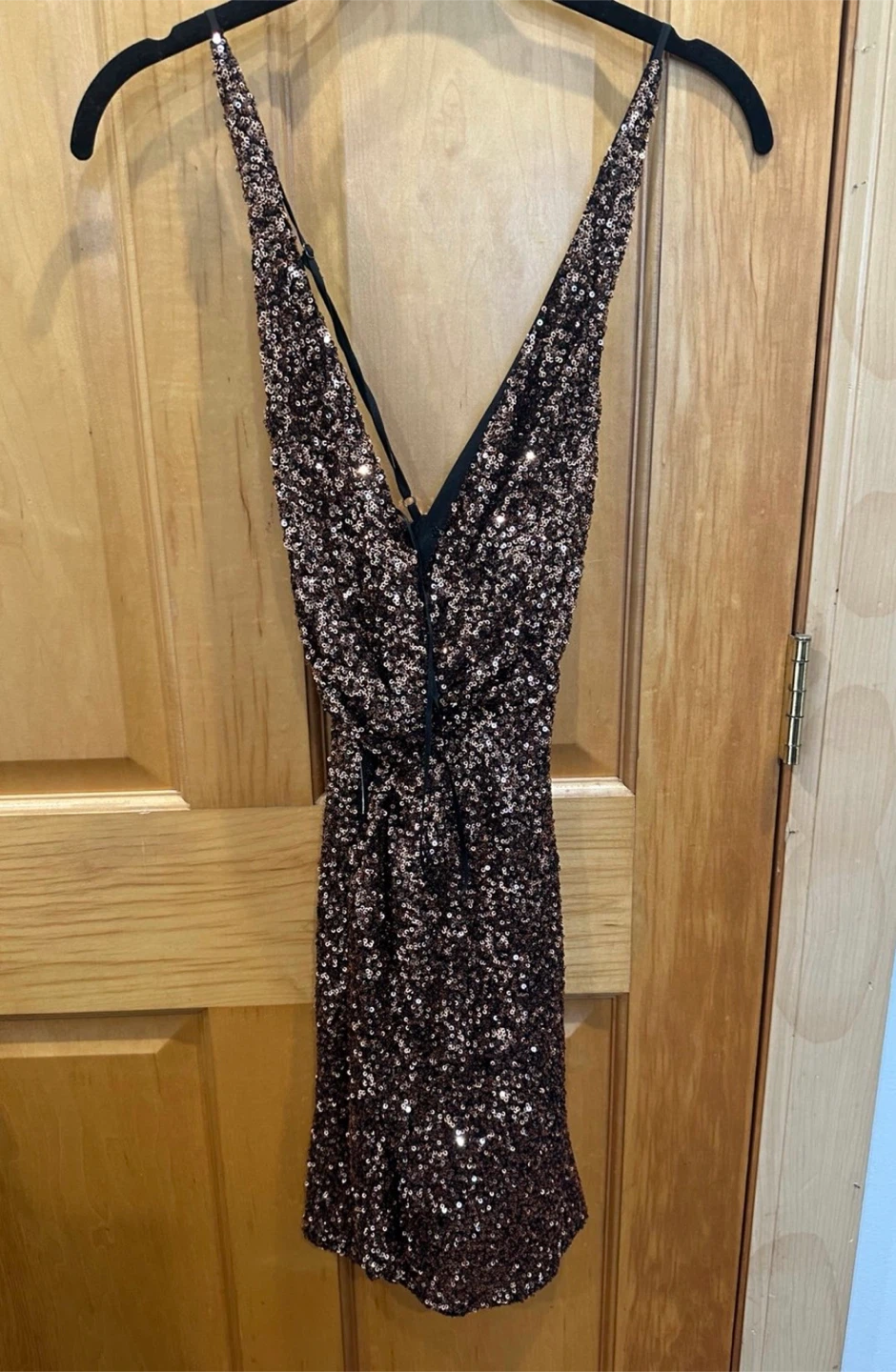 ASTR The Label Sequin Twist Front Mini Dress - photo 2