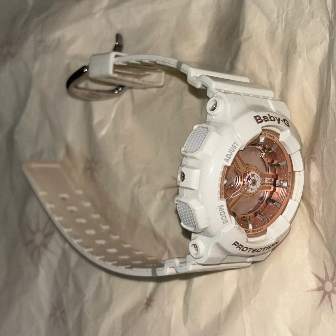Casio Baby-G BA-110 White & Rose Gold Watch - photo 2