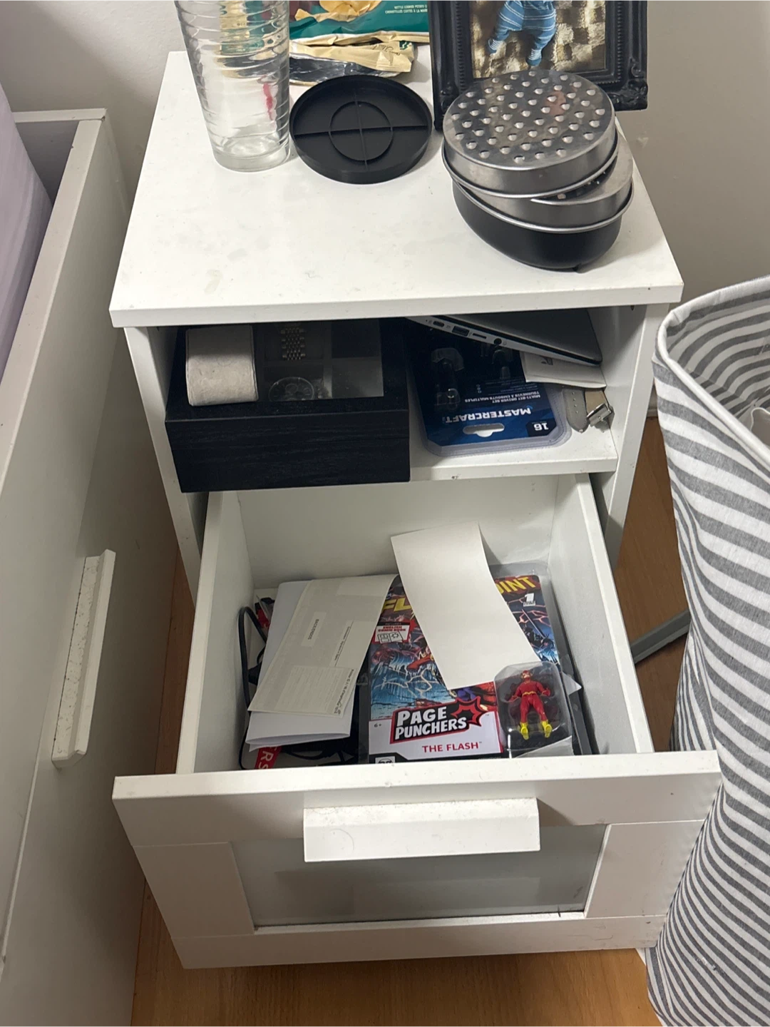 IKEA BRIMNES white nightstand - photo 2