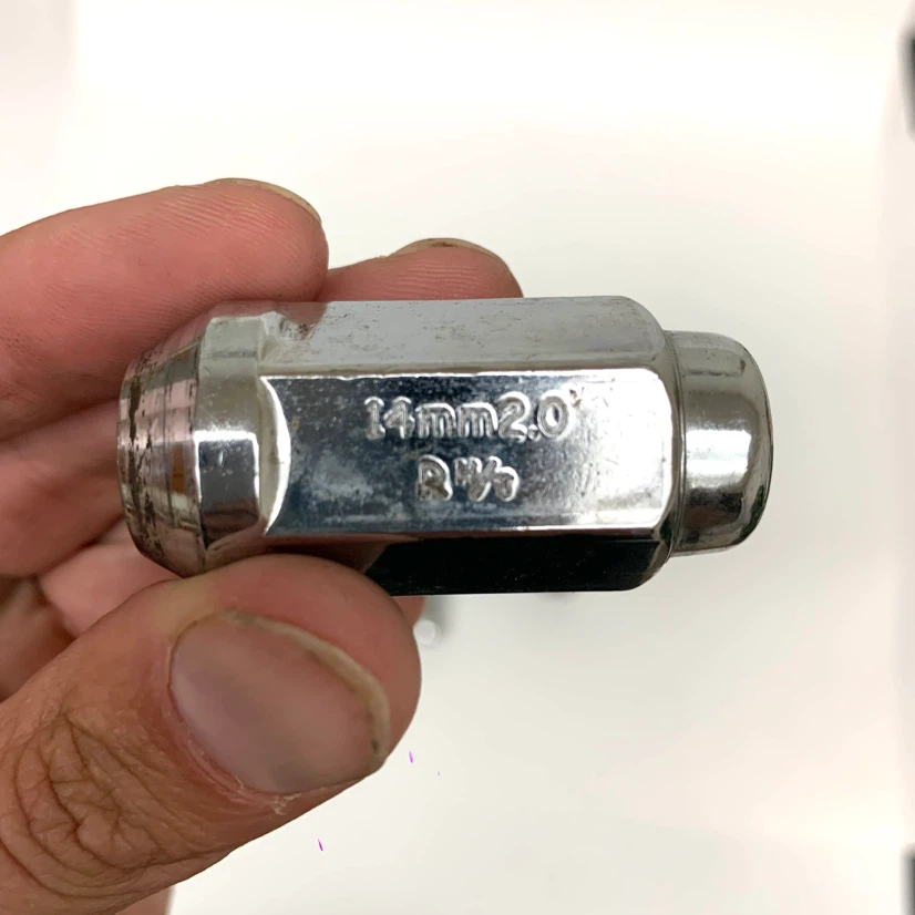 25 Chrome Lug Nuts 14mm x 2.0 R13 Wheel Lug Nut Set Auto Parts - photo 2