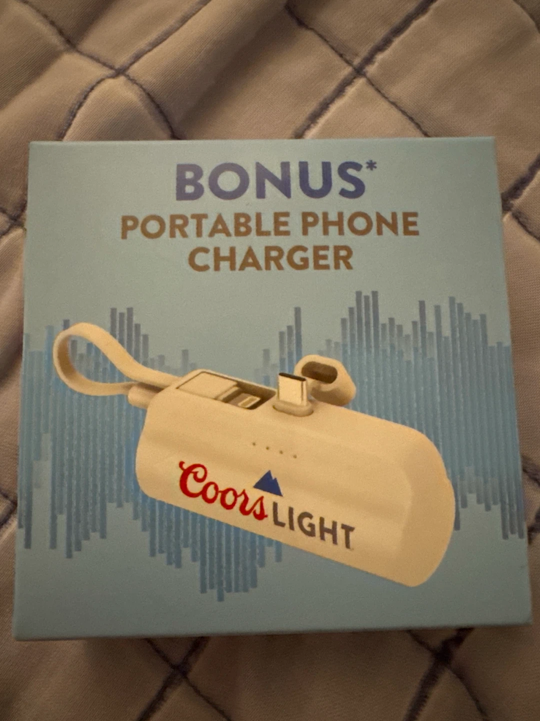 Coors Light Portable Phone Charger
