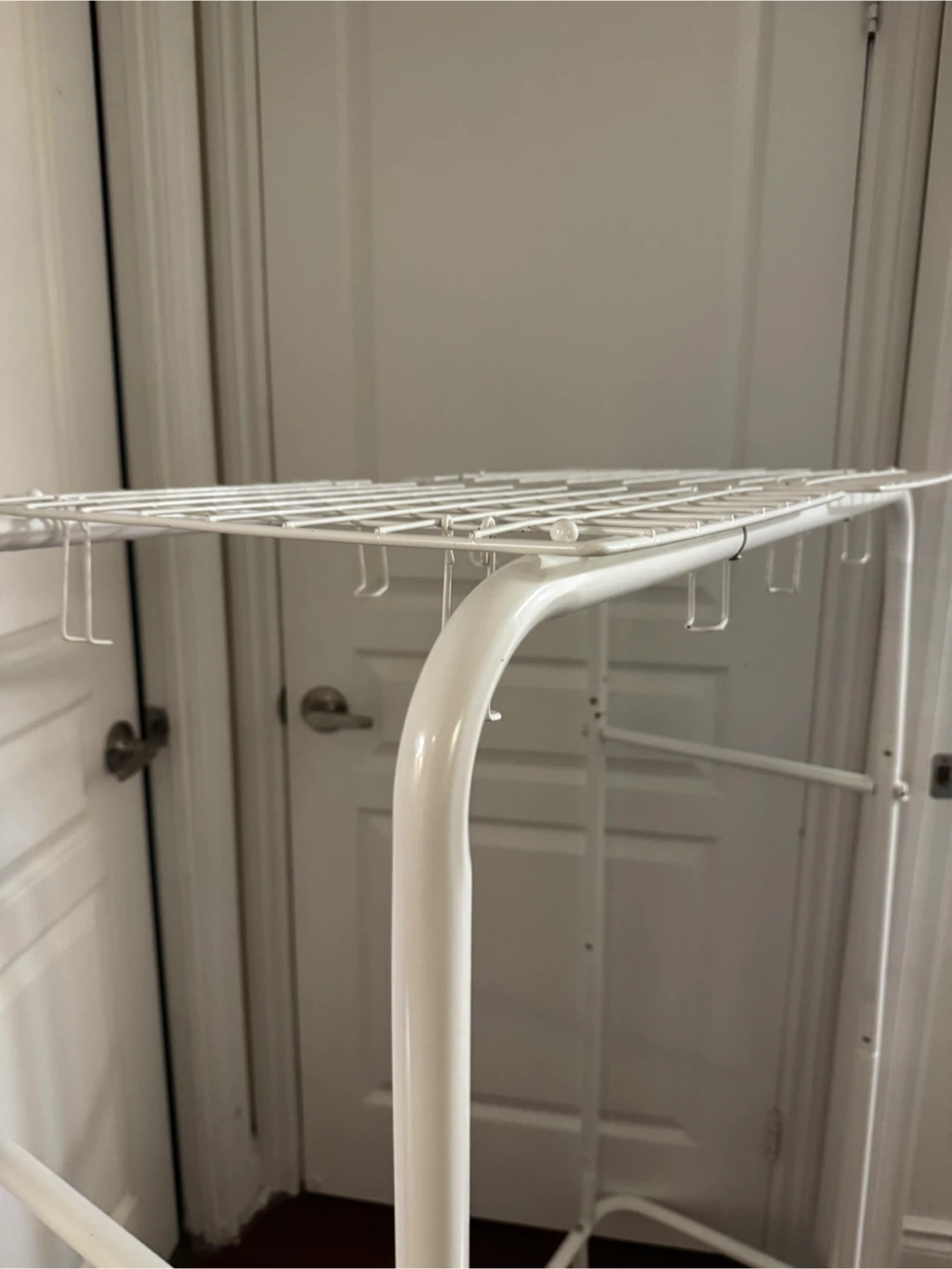 Double-rod freestanding metal garment - photo 3
