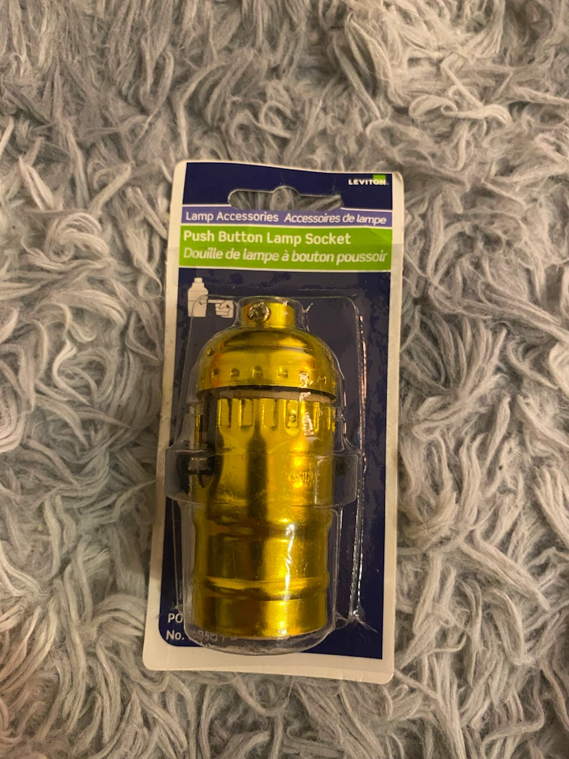 Leviton Push Button Lamp Socket