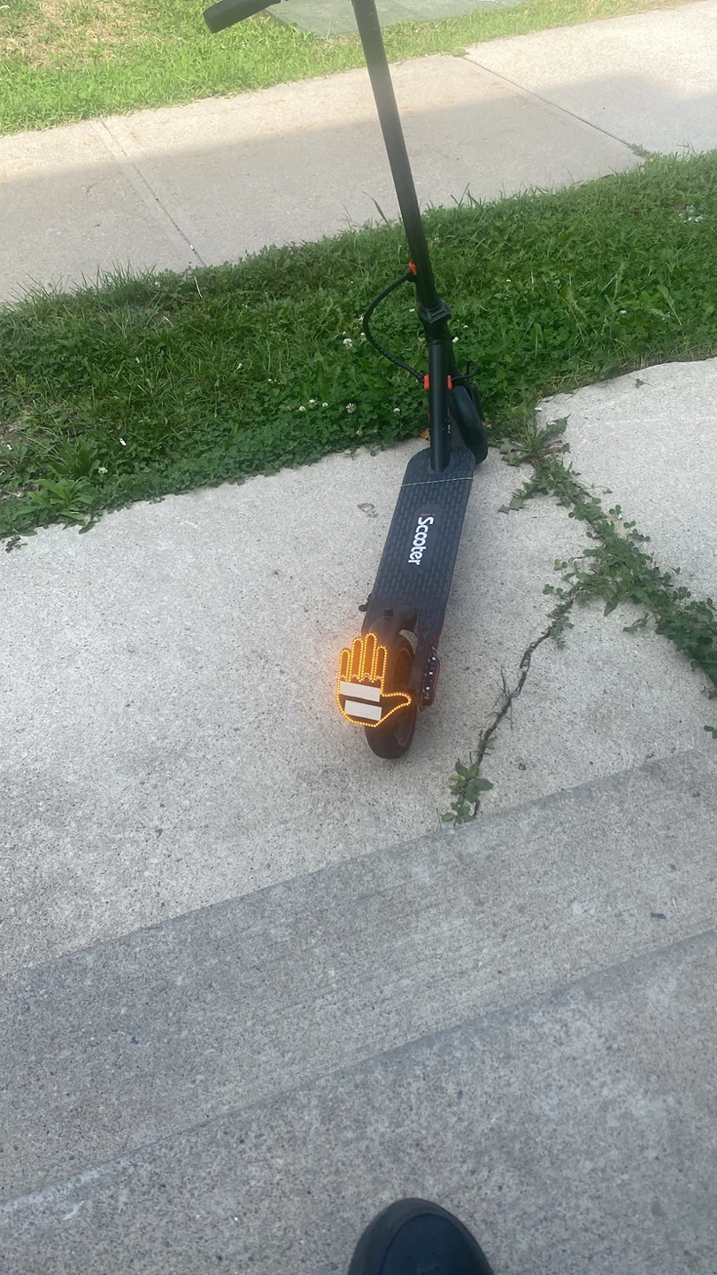 Electric Scooter with Lights