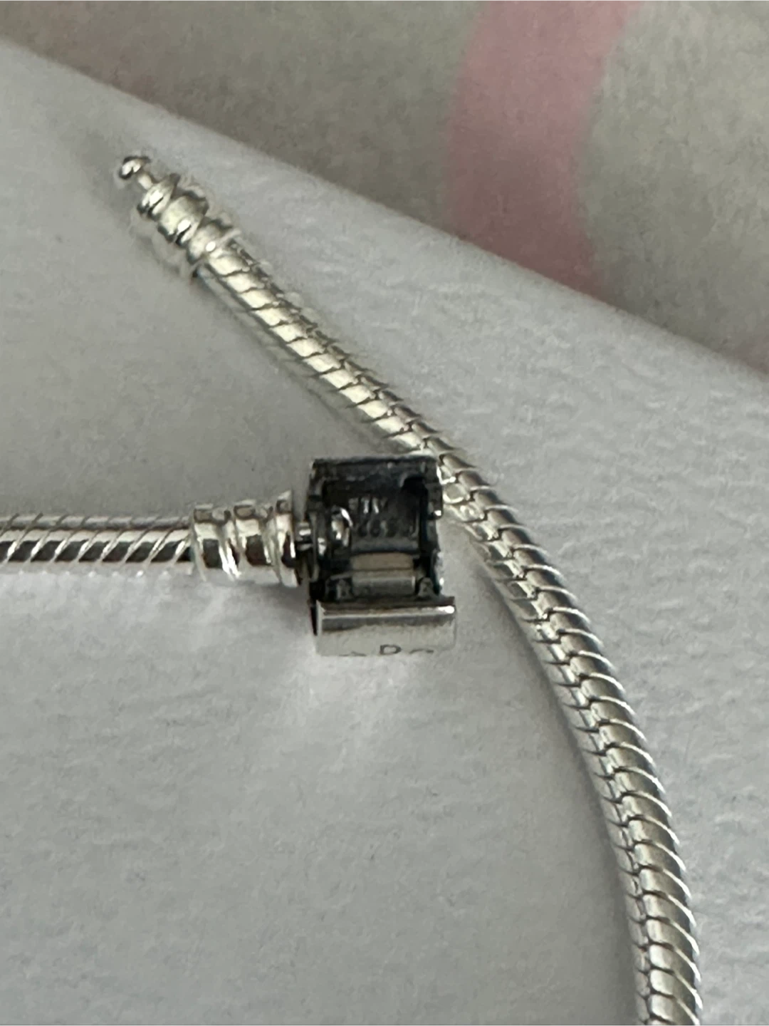 Authentic Pandora Barrel Clasp Bracelet - size 19cm / 7.5” - NEW - photo 4