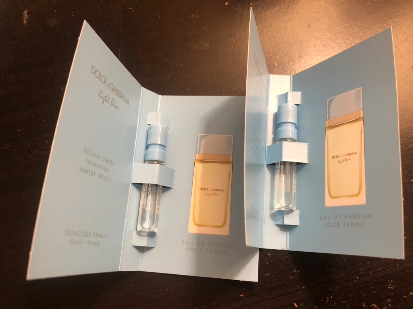 Dolce & Gabbana Light Blue Eau de Parfum Samples (2x 1.5ml) - photo 2