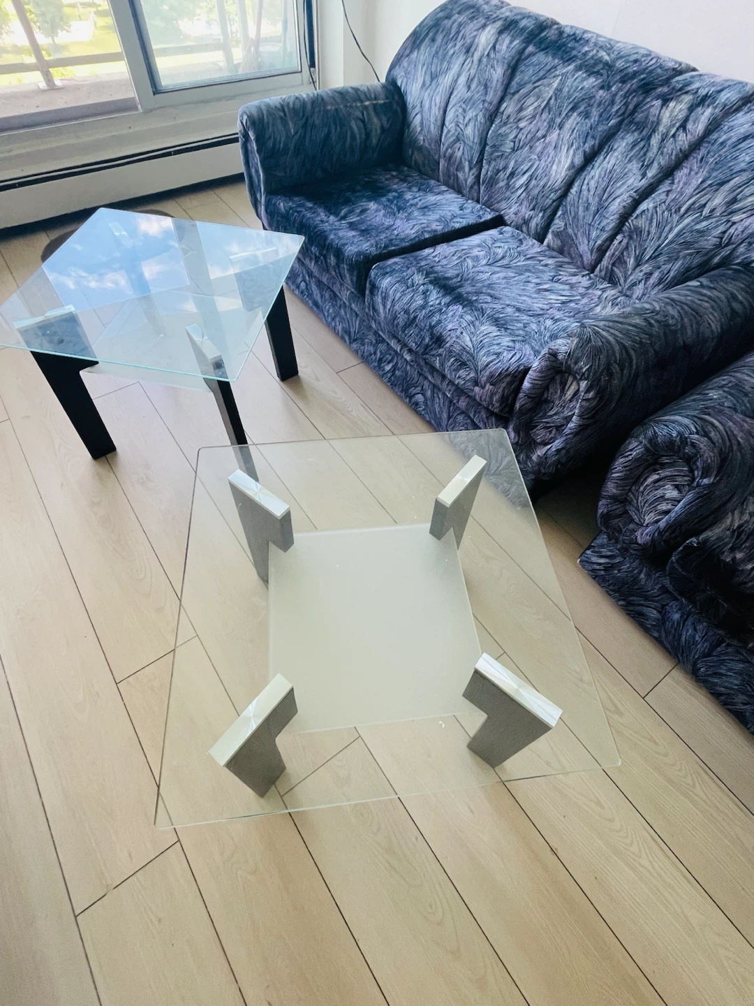 3 piece sofa set with 2 coffee tables - photo 5