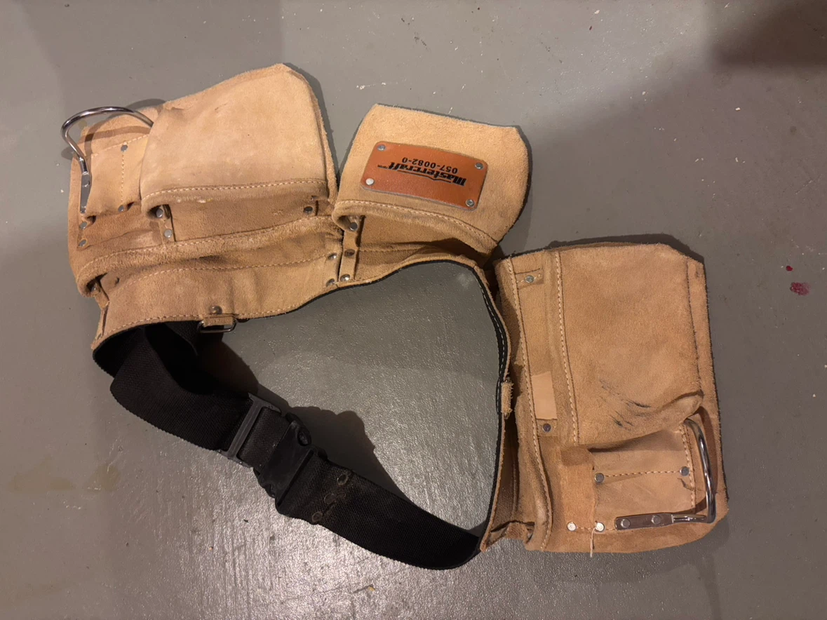 Mastercraft Suede Tool Belt