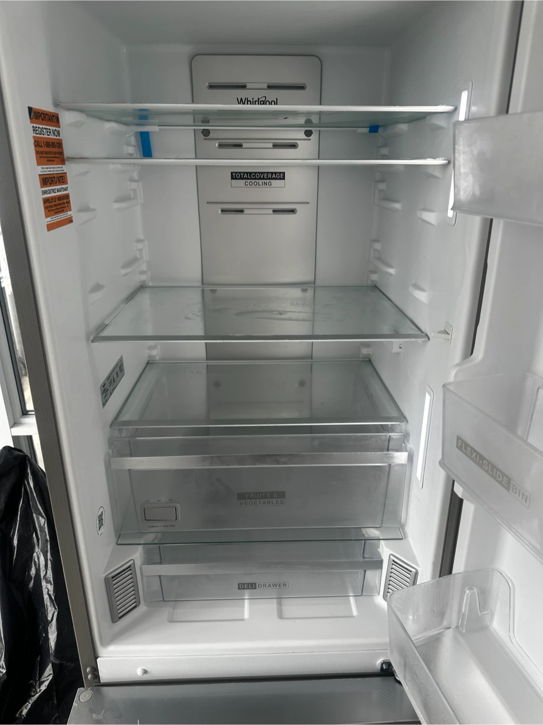 Whirlpool Stainless Steel Refrigerator - photo 2
