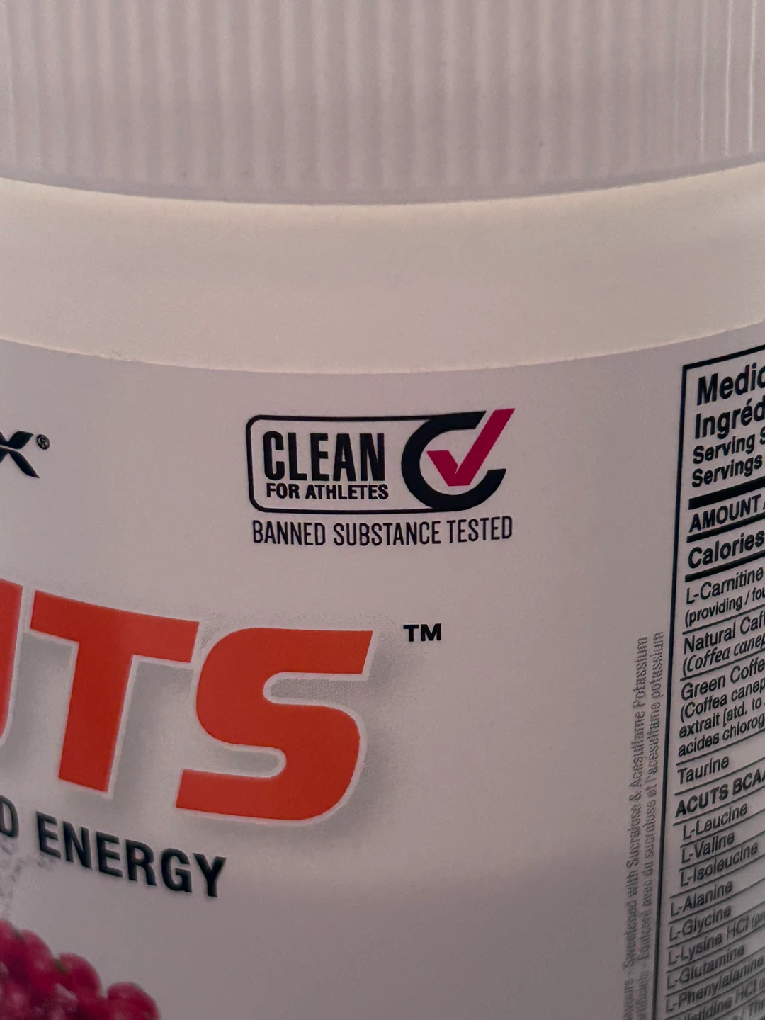 ALLMAX ACUTS Amino-Charged Energy - Goji Berry - photo 5