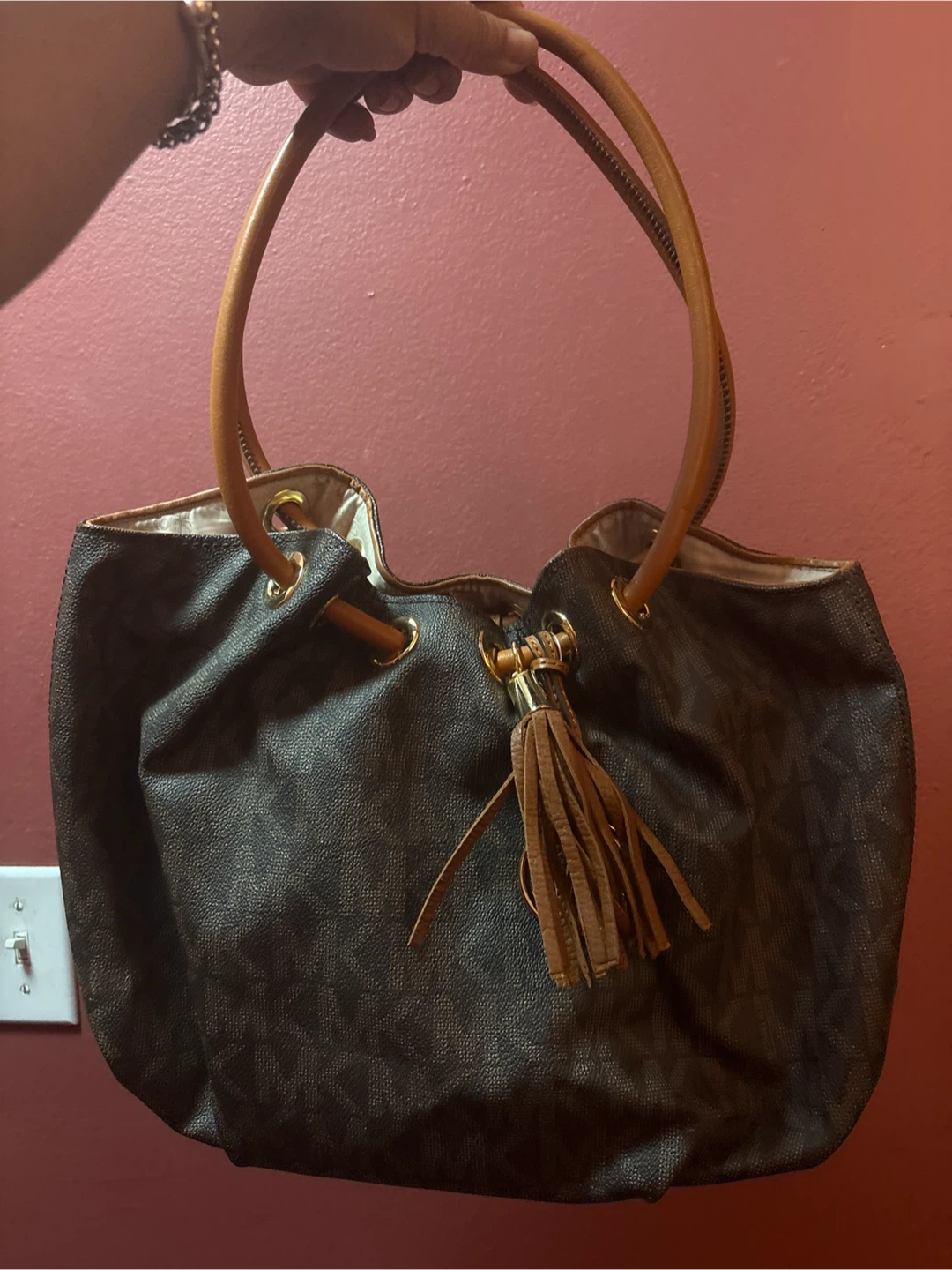 Authentic  NEW Michael Kors Monogram Shoulder Bag