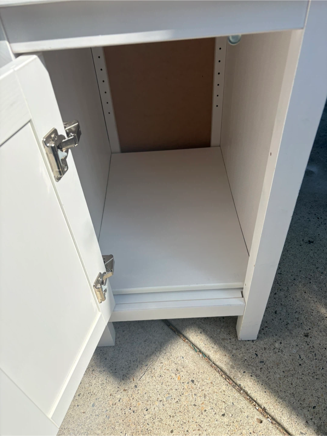 White Executive Desk with Drawers and Cabinet - photo 4